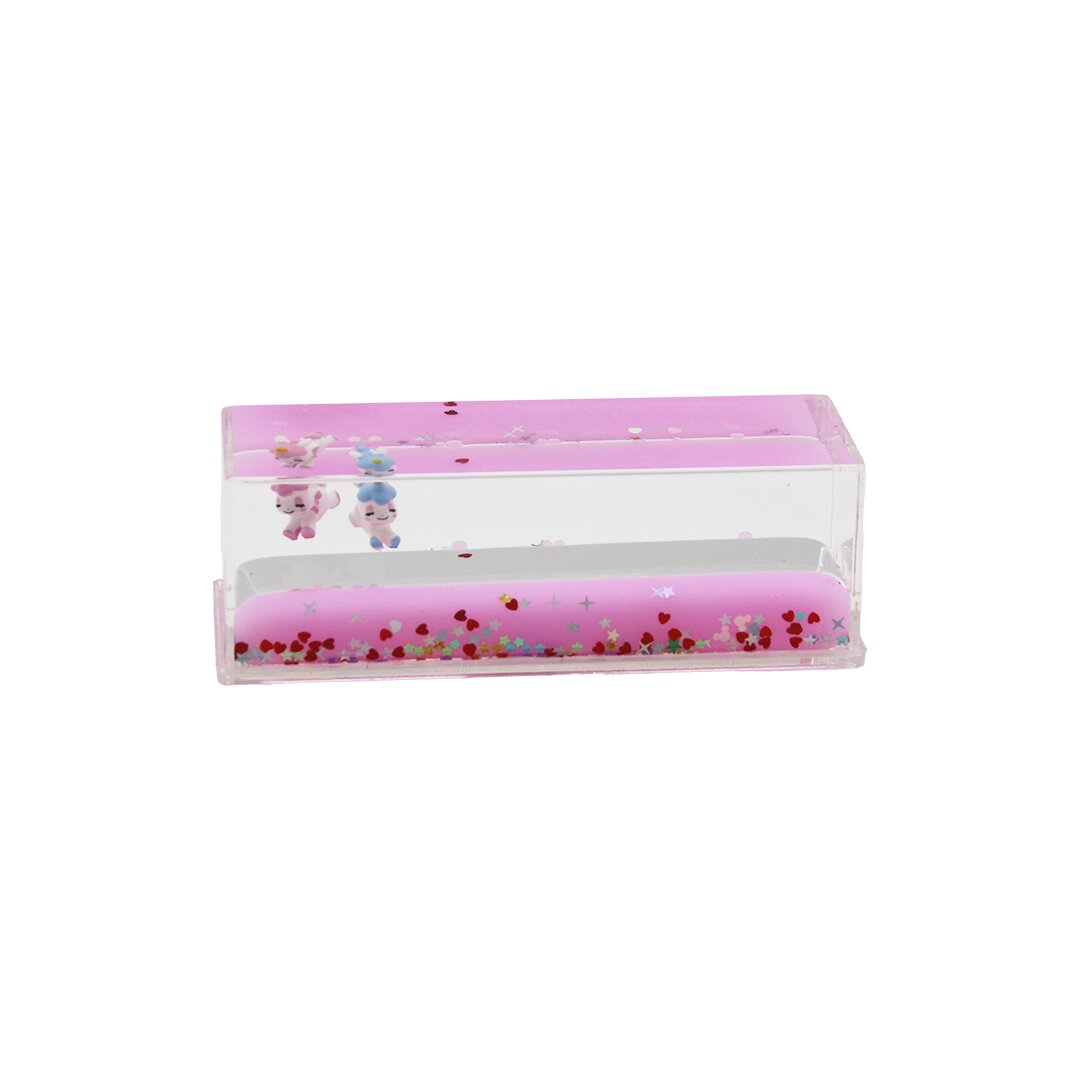 Pembe Su Hayvan - Yildiz D.gen Mi̇ka Yüzen Batmayan Dekorati̇f Bi̇blo Akvaryum4.7x13.6x4.5cm