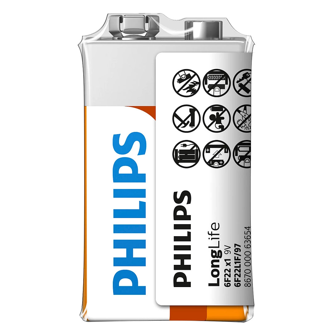 Philips Extra Zinc Chloride 6f22 9 Volt Pi̇l
