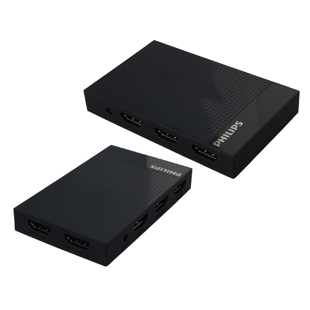 Philips Swv9023b/93 4k Hdmi Spli̇tter 1 Gi̇ri̇ş - 4 çikiş Ultra Hd Görüntü Dağitici