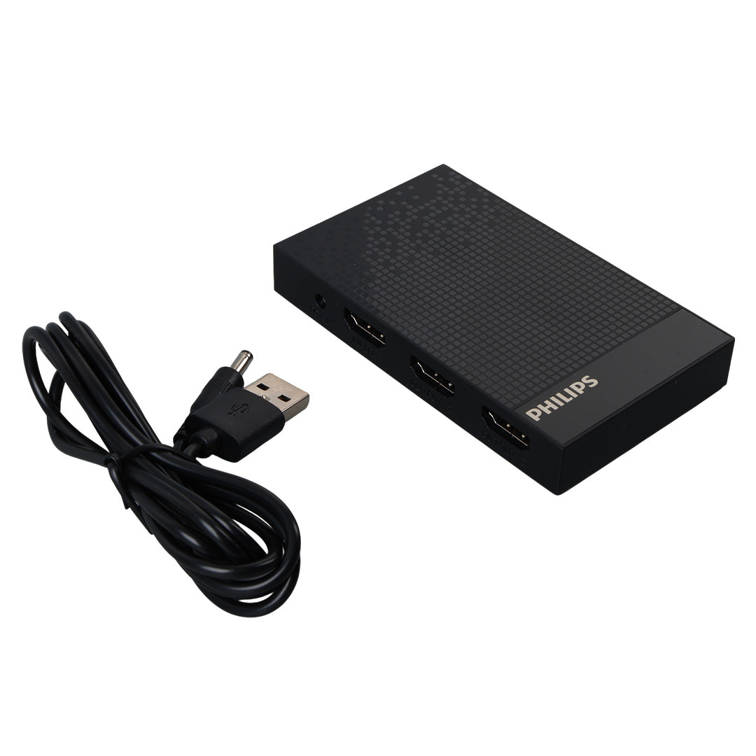 Philips Swv9023b/93 4k Hdmi Spli̇tter 1 Gi̇ri̇ş - 4 çikiş Ultra Hd Görüntü Dağitici