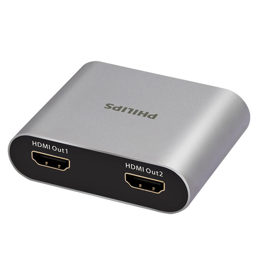 Philips Swv9101e 4k Hdmi Spli̇tter 1 Gi̇ri̇ş - 2 çikiş Ultra Hd Görüntü Dağitici