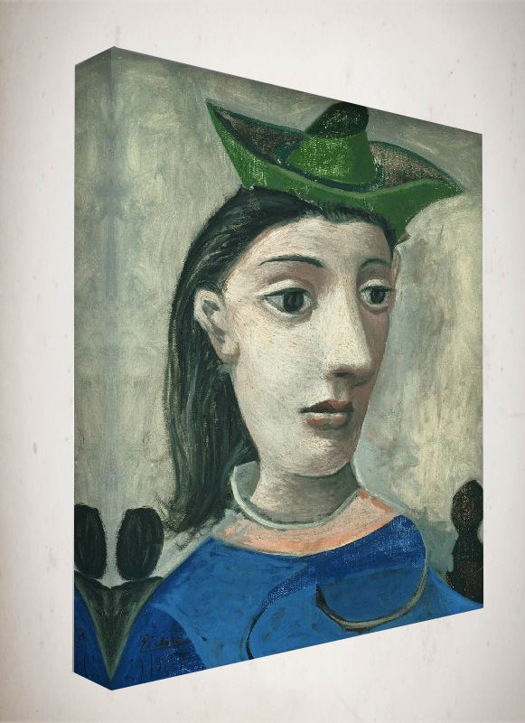 Kanvas Tablo - Picasso - Woman with Green Hat PCS010