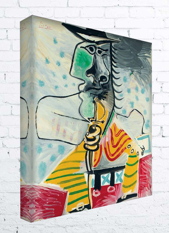 Kanvas Tablo  - Picasso - Man With Sword PCS024