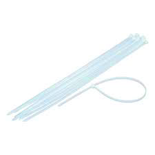 Plastik Çırt Kelepçe 100 Parça Beyaz 4.8X380Mm