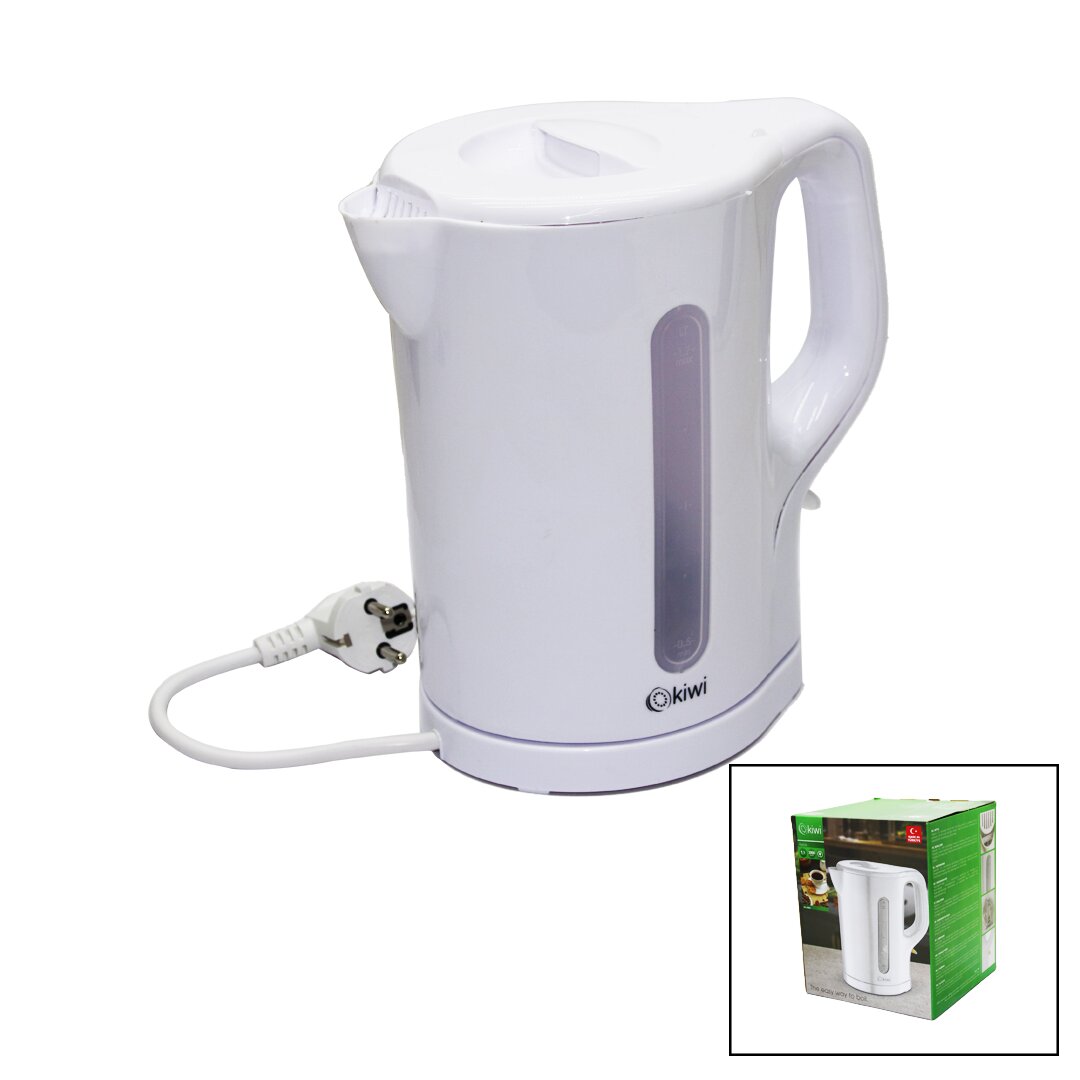 Plasti̇k  Kettle Su Isiticisi  Beyaz  1.7lt  2000w Otomati̇k Kapanma - 360° Gövde - Kablo Saklama Kk-3304