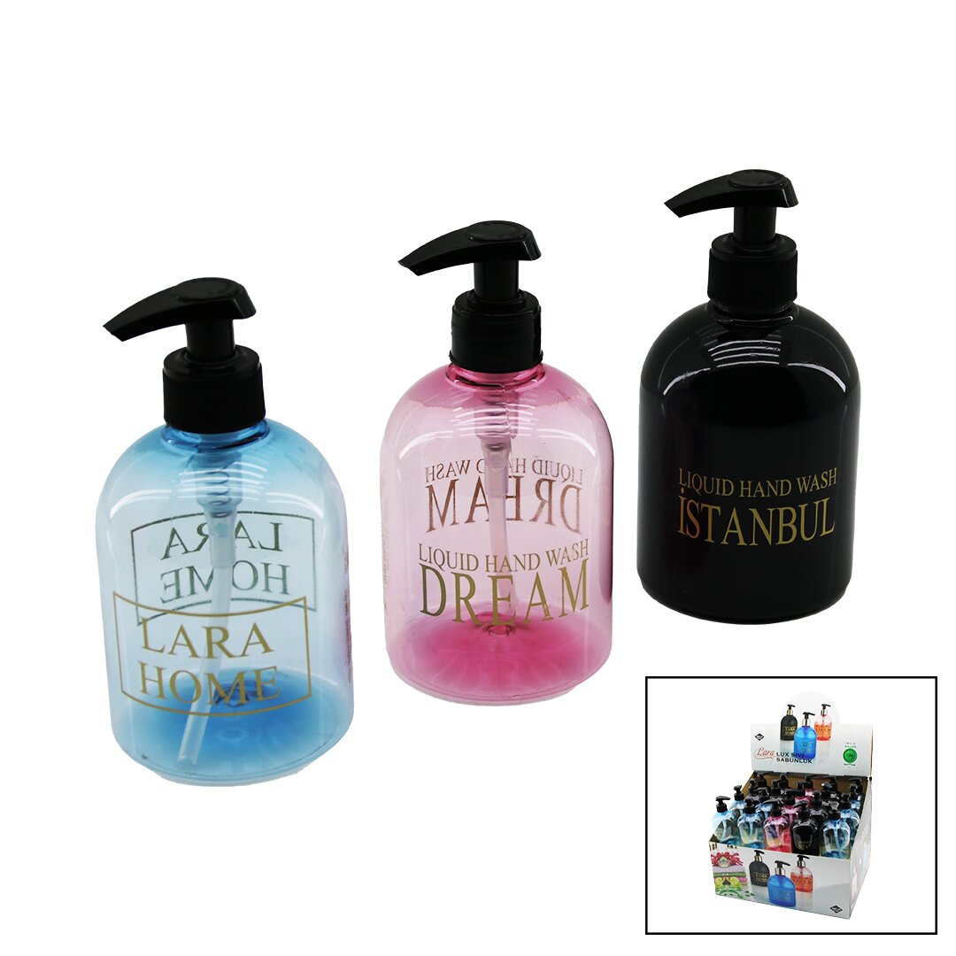Plasti̇k Lara Dream Sivi Sabunluk Plasti̇k Renkli̇ 500ml