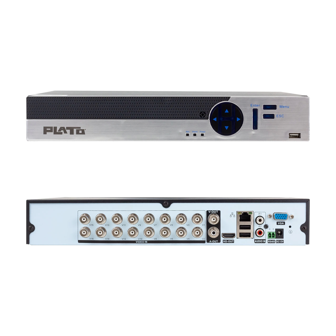 Plato Pl-22034 16 Kanal 5ın1 1080n 5 Mp Destekli Dvr Kayıt Cihazı H265