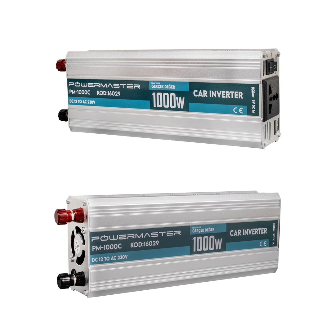 Pm-1000c 12 Volt - 1000 Watt Usbli Şarjlı Inverter