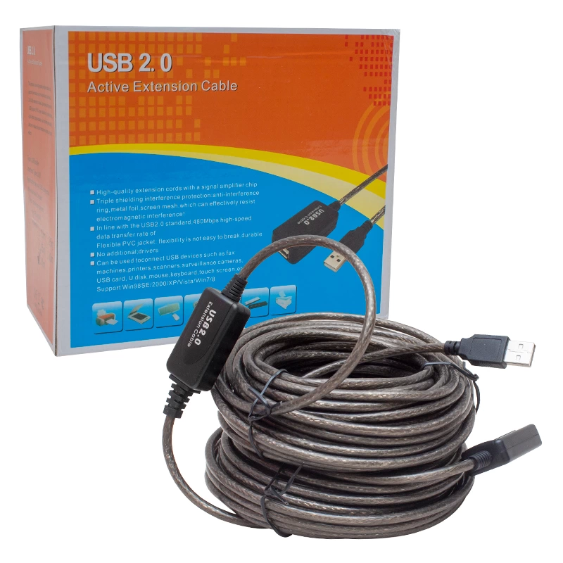 Pm-11427 Usb 2.0 20 Metre Usb Uzatma Kablosu