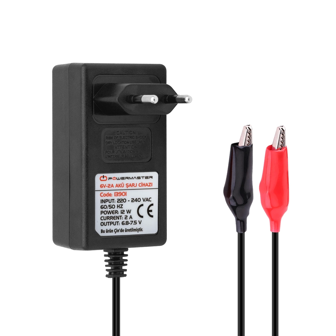 Pm-13901 6 Volt - 2 Amper Akü Şarj Cihazı