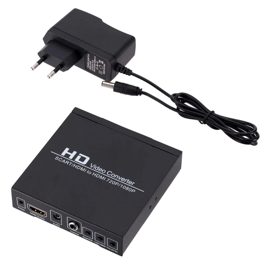 Pm-14366 Adaptörlü Scart-hdmı To Hdmı Çevirici Dönüştürücü Konvertör