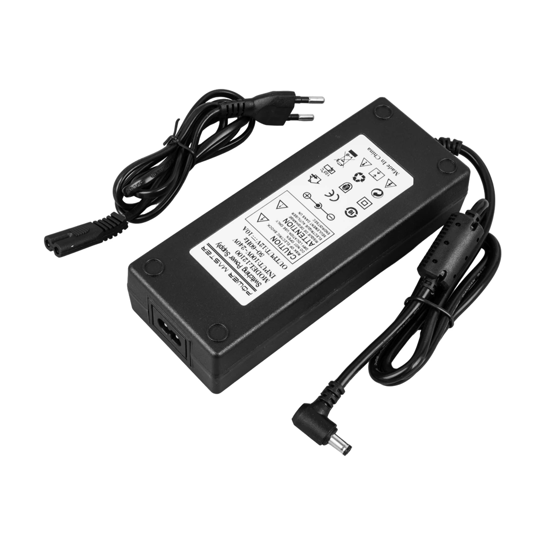 Pm-160 12 Volt - 10 Amper - 120 Watt 5.5*2.5 Mm L Uçlu Plastik Kasa Masaüstü Adaptör