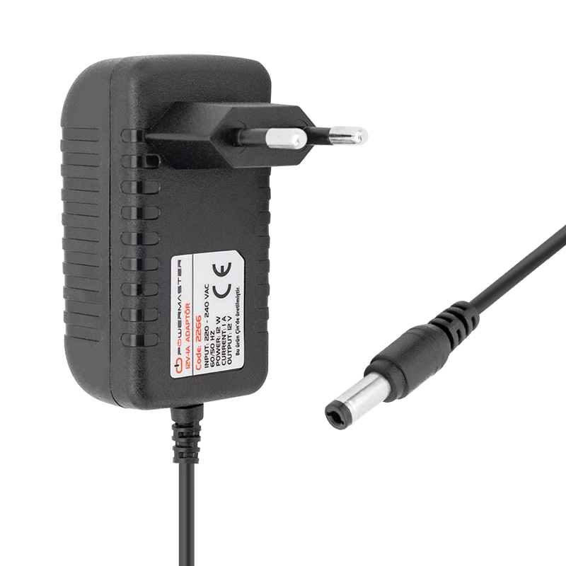 Pm-2266 12 Volt - 1 Amper 5.5*2.5 Mm Uçlu Priz Tipi Matkap Şarj Adaptörü