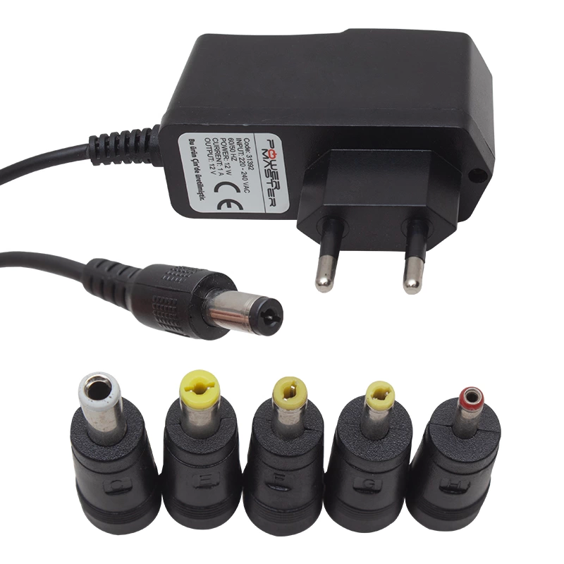 Pm-31392 12 Volt - 1 Amper 4 Uçlu Priz Tipi Adaptör