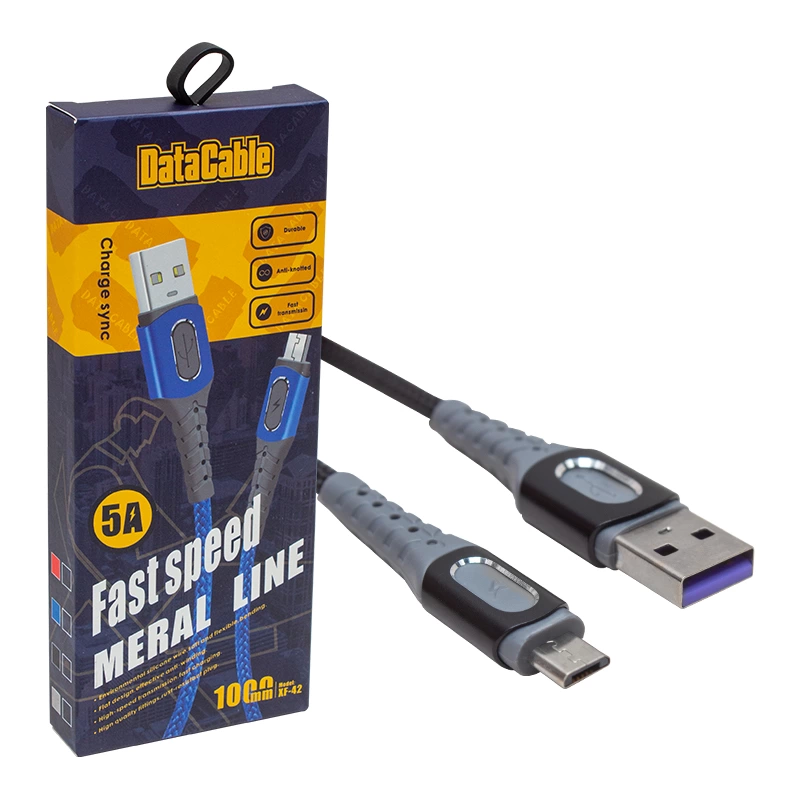 Pm-3780 5 Amper Mıcro Usb Örgülü Hızlı Şarj Data Kablosu