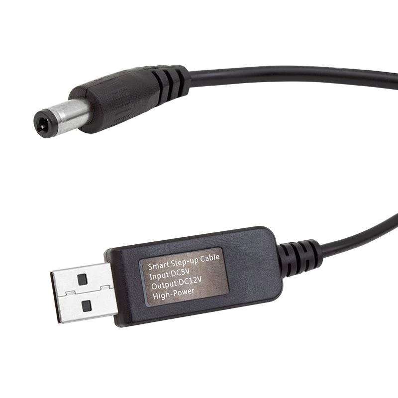 Pm-6053 Usb To Dc 5.5*2.5mm Uçlu 12 Volt - 1 Amper 5 Volt To 12 Volt Çevirici Adaptör