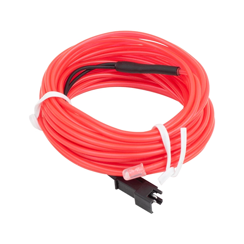 Pm-6079 Neon Pembe 5 Metre İp Aydınlatma 5 Volt Usb Adaptörlü