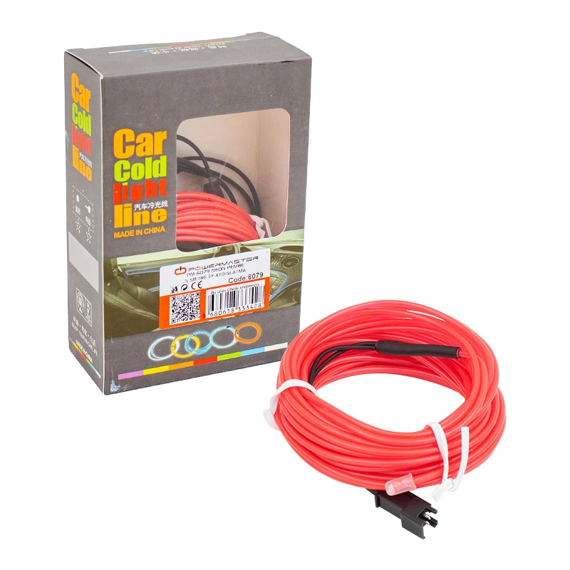 Pm-6079 Neon Pembe 5 Metre İp Aydınlatma 5 Volt Usb Adaptörlü