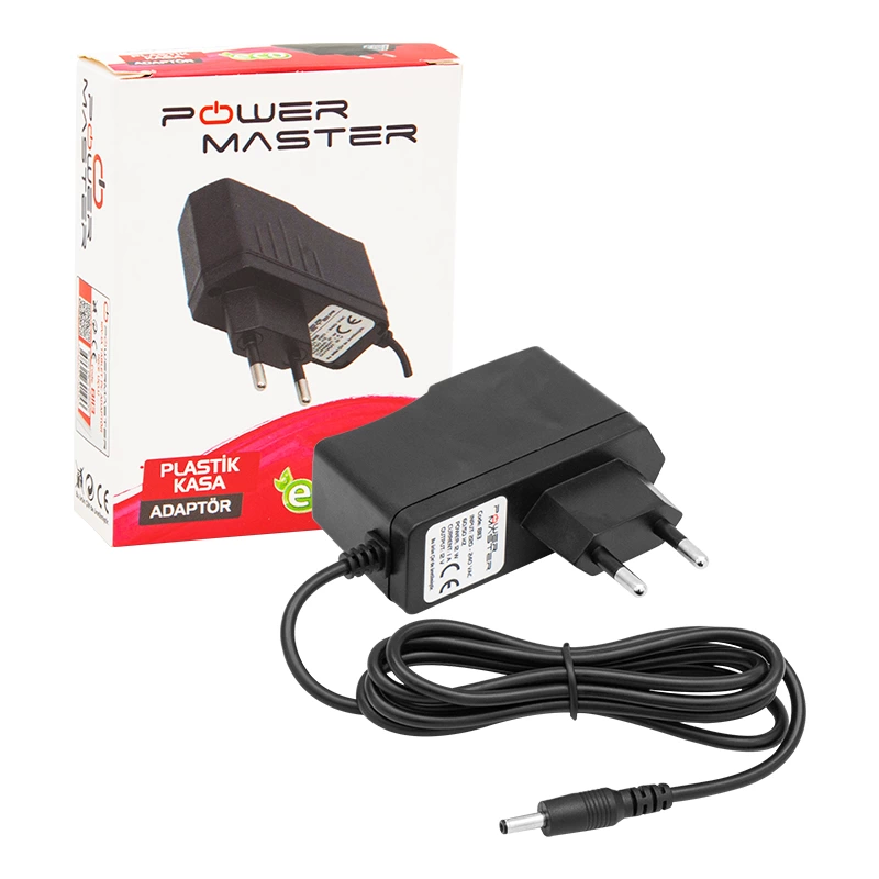 Pm-8113 12 Volt - 1 Amper 3.5*1.35 Mm Uçlu Priz Tipi Adaptör