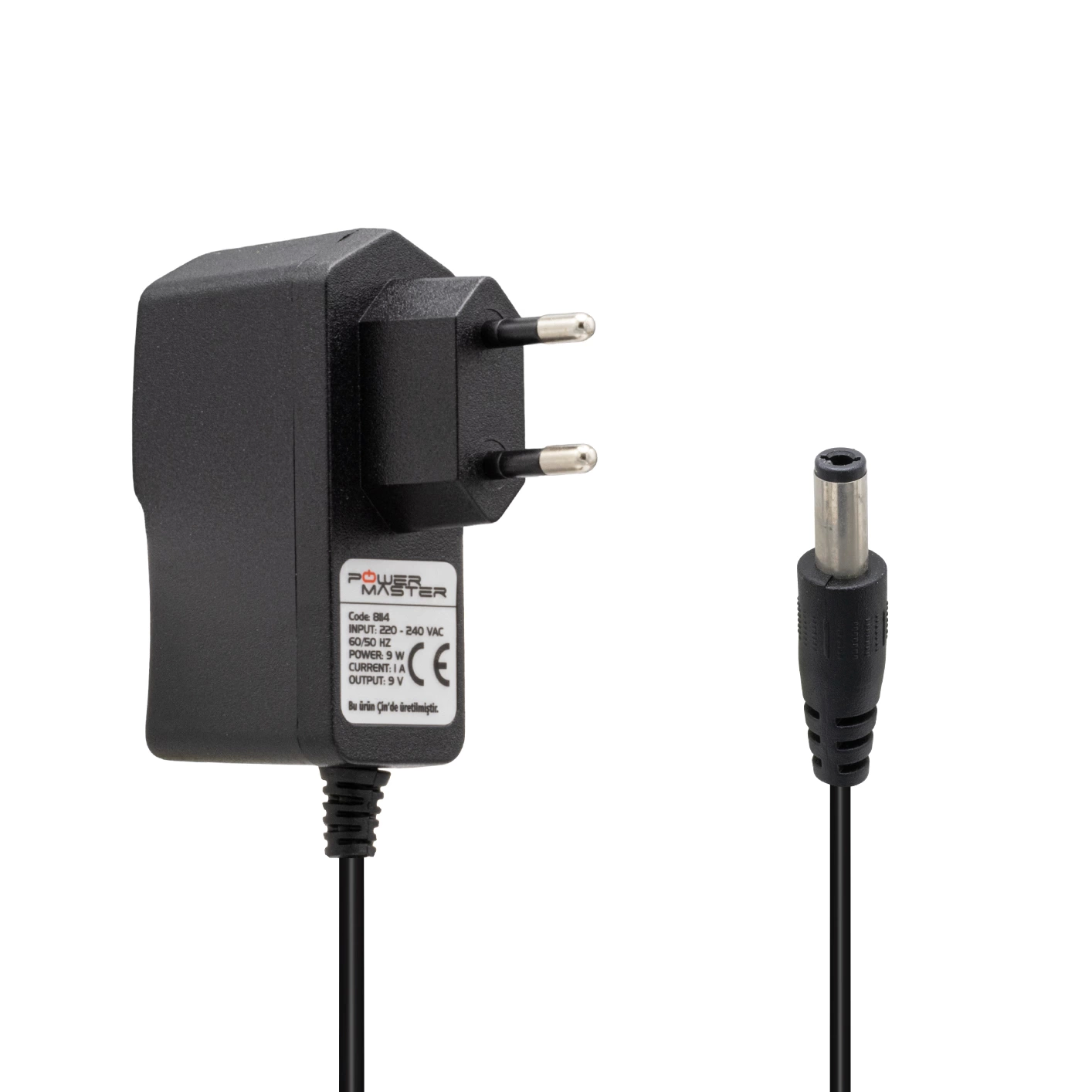 Pm-8114 9 Volt - 1 Amper 5.5*2.5 Mm Uçlu Priz Tipi Adaptör