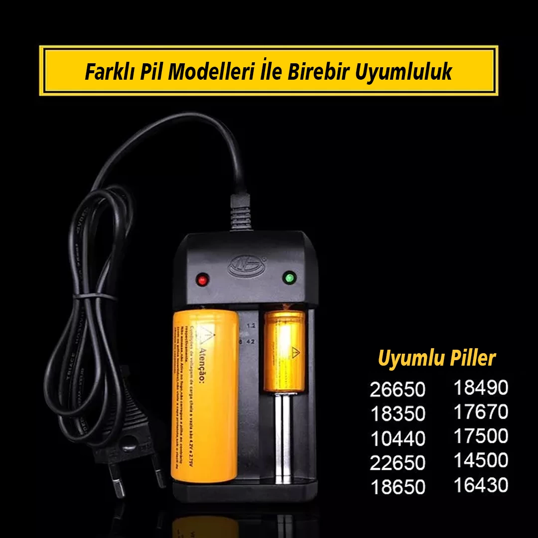 Pmr-1210lıx 4.2v 1000ma Pil Şarj Cihazı