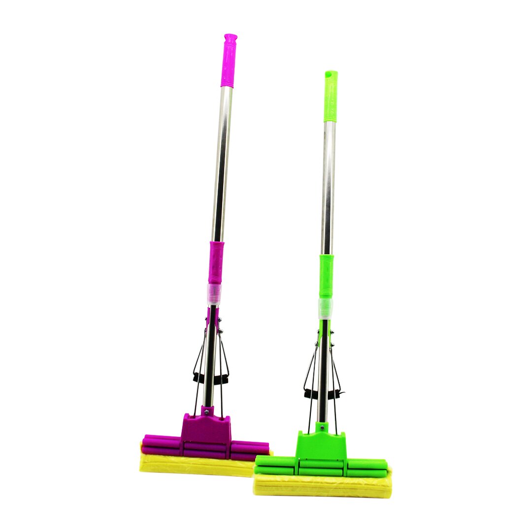 Pva mop   sikma makarali kollu - sünger mop   krom uzayan sap - 75-100c