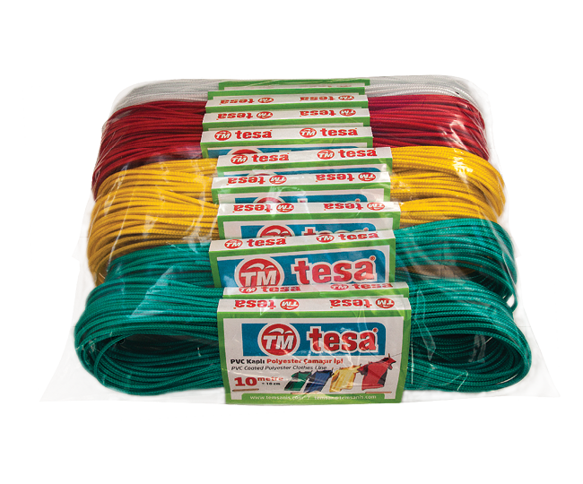 Pvc Kaplama çamaşir İpi̇ 10mt