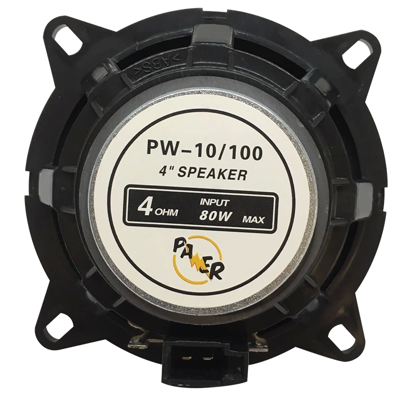 Pw-10/100 4 Ohm 80 Watt 10 Cm Tekli Oto Hoparlör