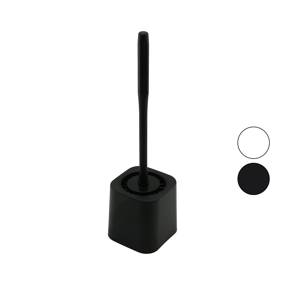 Qlux Bsf-00978  Si̇li̇kon  Wc - Klozet Firça Seti̇  Plasti̇k Sap - Hazne