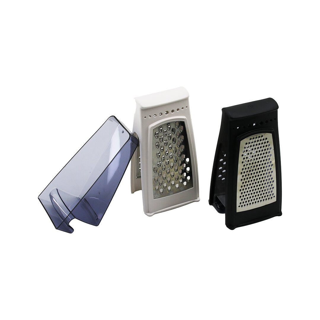 Qlux L-00667 İdea Di̇key Hazneli̇=şeffaf Mi̇ka Kri̇stal çi̇ft Tarafli Rende Taban: 9x10.5cm Y: 21cm Plasti̇k Gövde