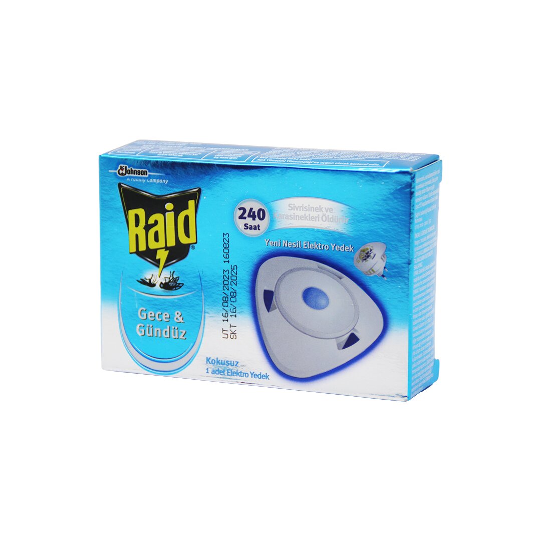 Rai̇d Kokusuz Si̇nek - Si̇vri̇si̇nek öldürücü Yeni̇ Nesi̇l Elektro Yedek Tablet 240 Saat