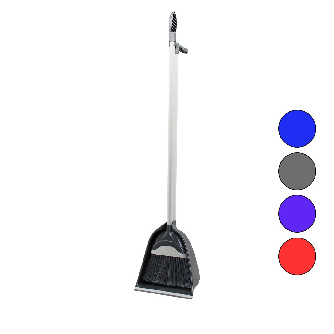 Rambo  Lüks Firçali - Ayakli  Kovali  Faraş Takimi  Firça=106cm--faraş=96cm