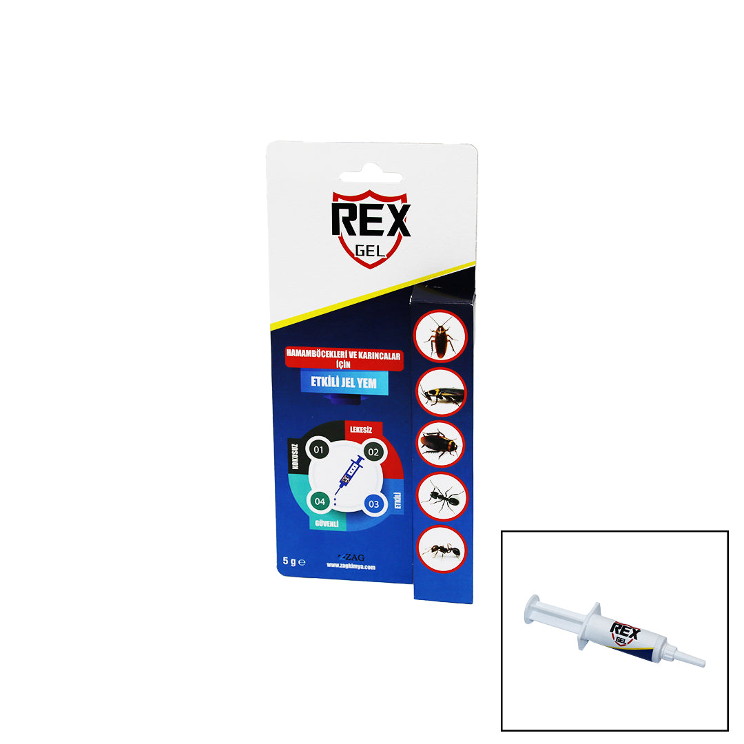 Rex Gel Hamamböceği Ve Karınca Jeli - Şırınga5Gr