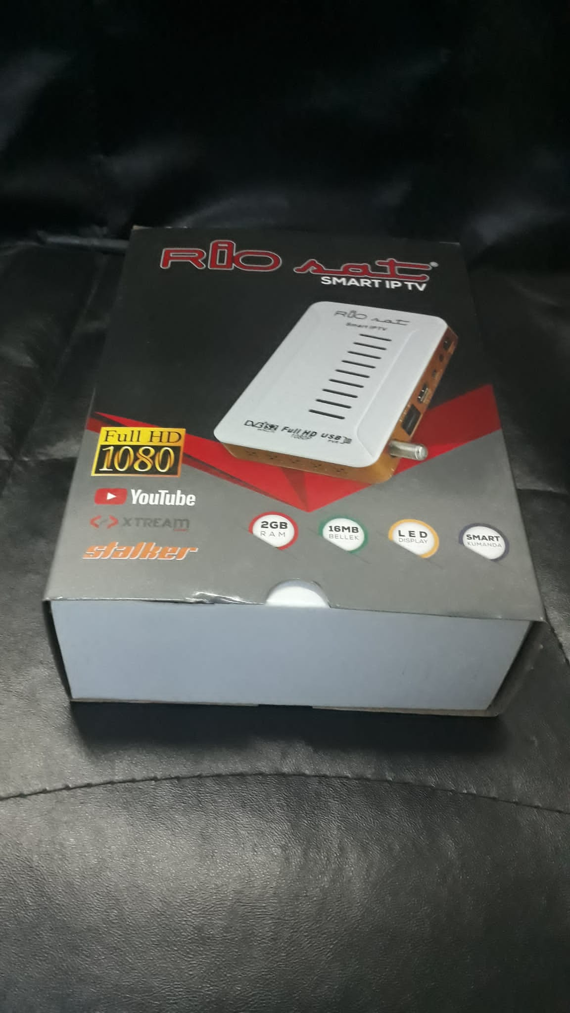 RİOSAT SMART İPTV FULL HD 1080P YOUTUBE XTREAM 2GB RAM SMART AKILLI KUMANDALI UYDU ALICISI (4620)