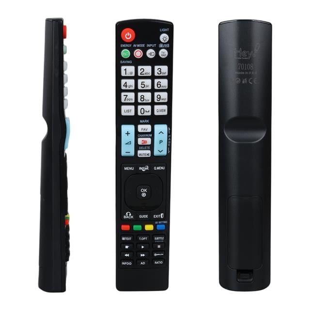 RM-L999 Küçük Kalıp LG Netcast Tuşlu Yazısız Lcd Led TV Kumanda