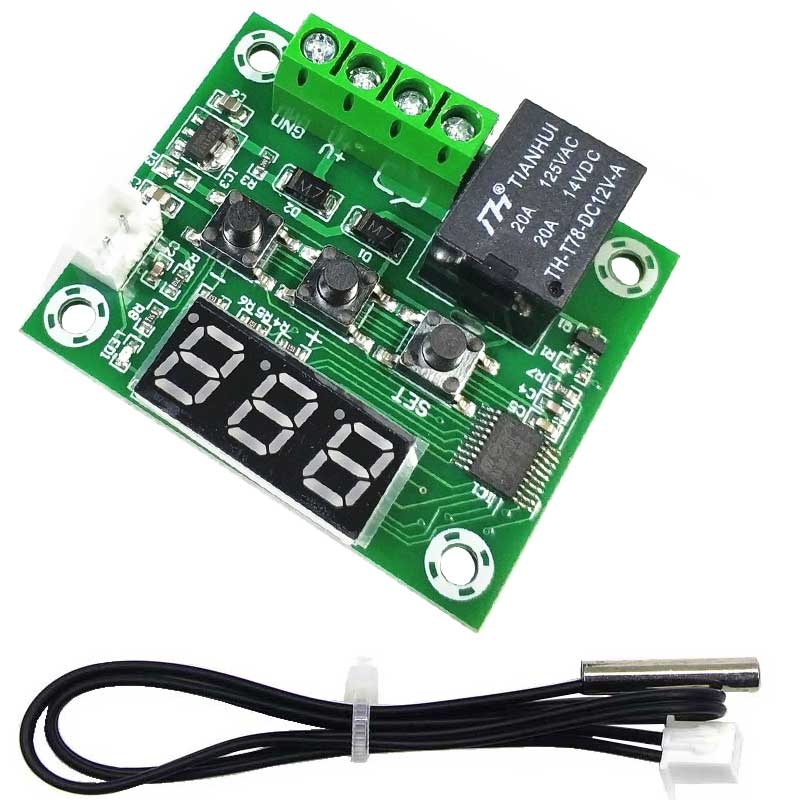 Röle çikişli Di̇ji̇tal Kuluçka Termostati - Sicaklik Kontrol Karti Th-t78