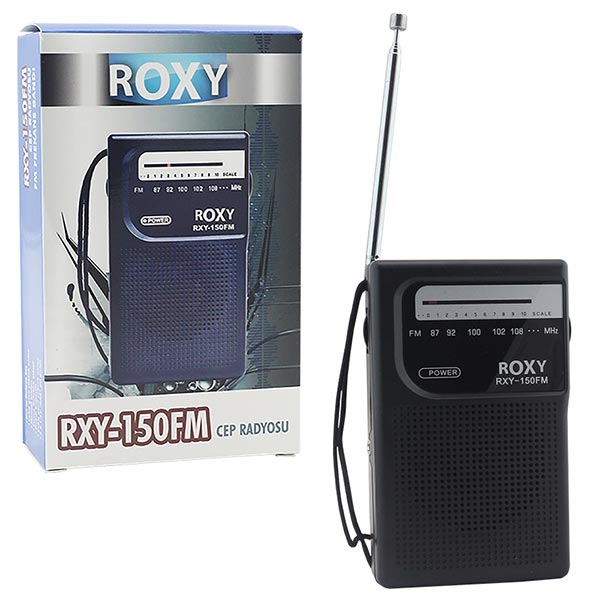 Roxy Rxy-150Fm Cep Tipi Mini Analog Radyo  