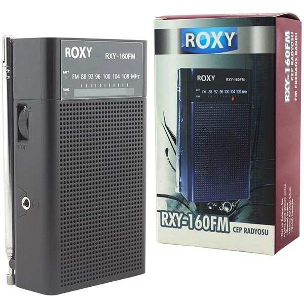 Roxy Rxy-160Fm Cep Tipi Mini Analog Radyo  