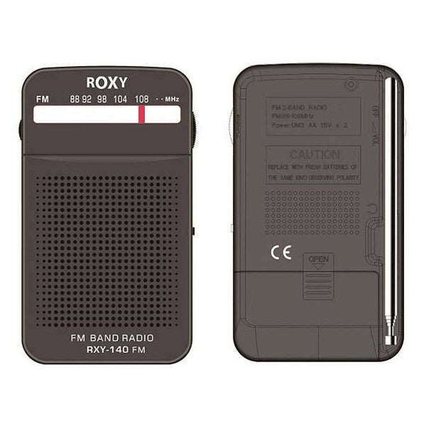 Roxy Rxy-140Fm Cep Tipi Mini Analog Radyo  