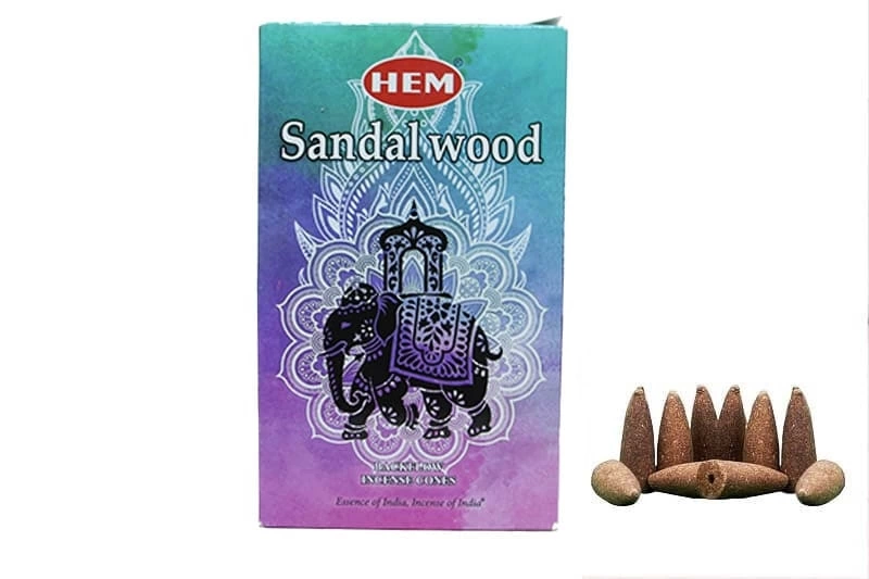 Sandalwood Back Flow Konik Tütsü 10'Lu..