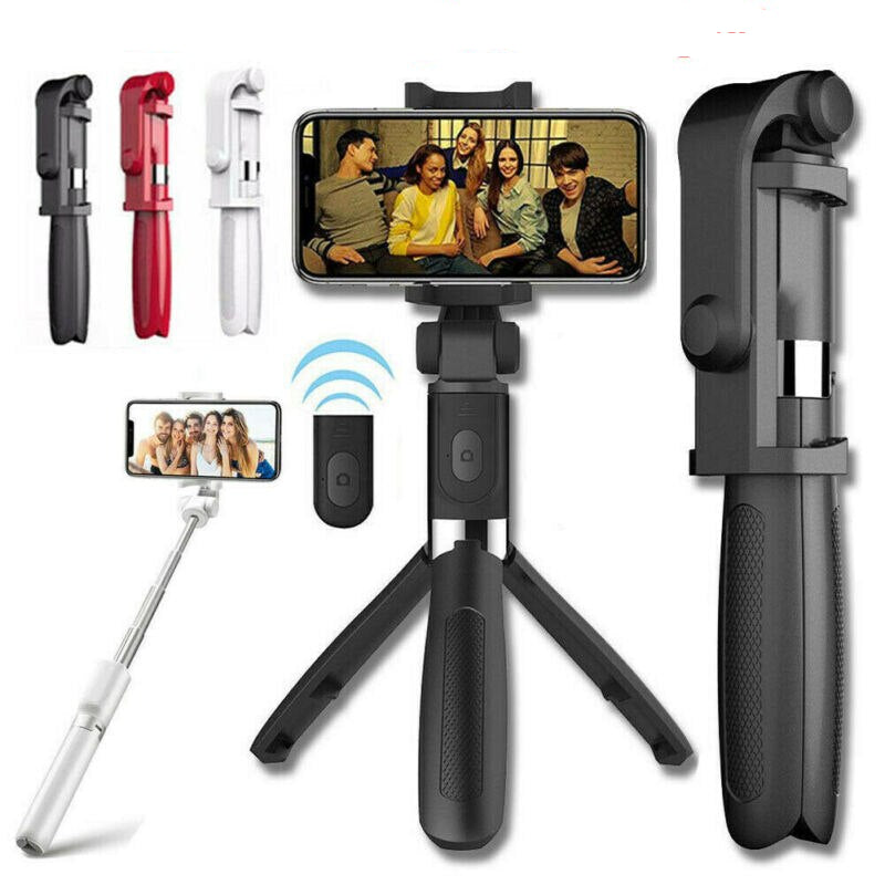 Selfie Stick L01 Bluetooth Kumandalı Selfie Çubuğu Tripod Monopod (4620)