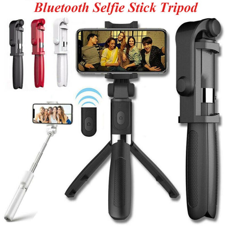 Selfie Stick L01 Bluetooth Kumandalı Selfie Çubuğu Tripod Monopod (4620)