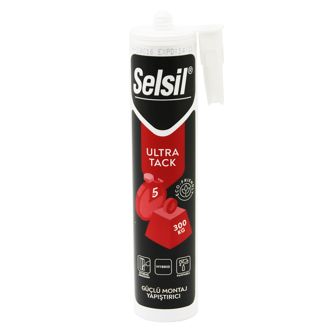 Selsi̇l Montaj Yapiştirici Beyaz Ultra Tack 290ml