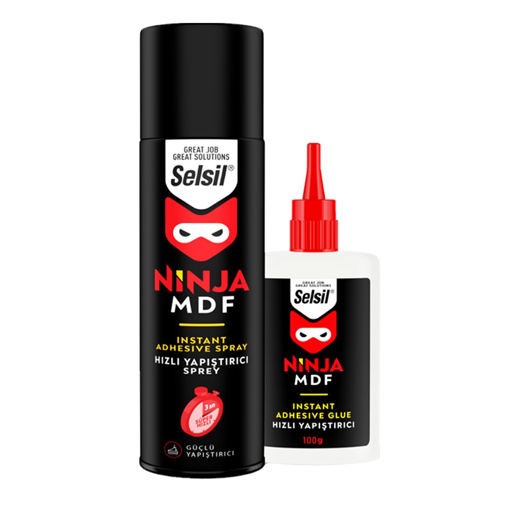 Selsil Nınja 400Ml+100Gr Hızlı Yapıştırıcı Sprey