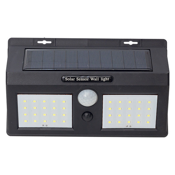 SENSÖRLÜ ÇİFTLİ 40 LEDLİ SOLAR LED DUVAR TİPİ APLİK (4620)