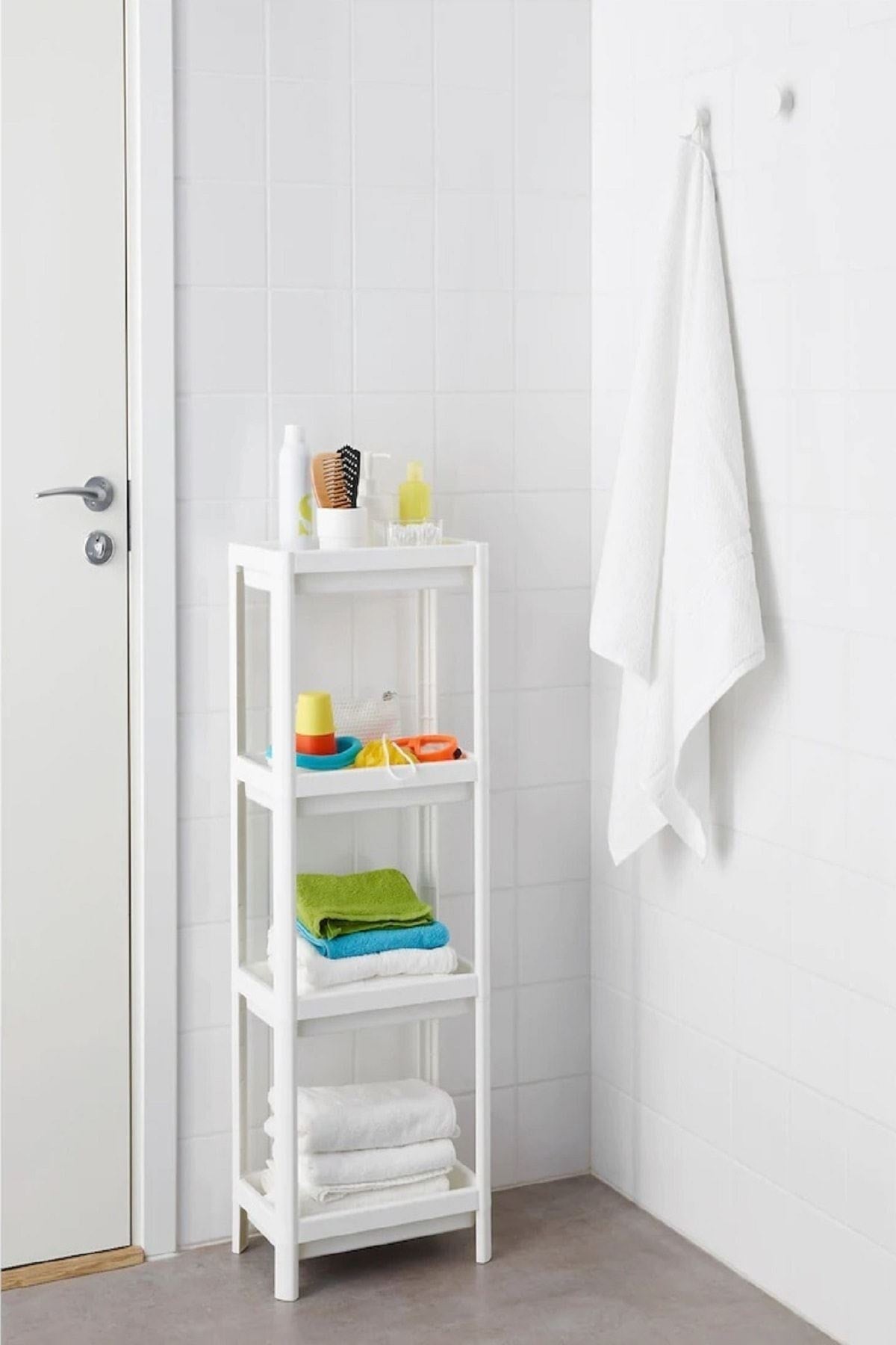 Shelf 3 Katlı  Raf Ünitesi -  Mutfak - Banyo  Depolama Rafı