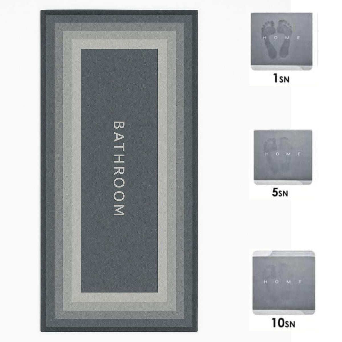 Sıhırlı Süper Su Emıcı Kaymaz Tabanlı Uzun Paspas 40*120 Cm