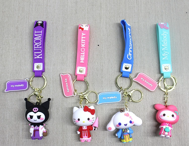 Silikon Kuromi Ve Hello Kitty Anahtarlık Alk4249