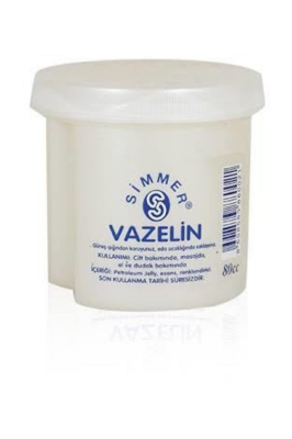 Si̇mmer Beyaz Cream Vazeli̇n 80cc
