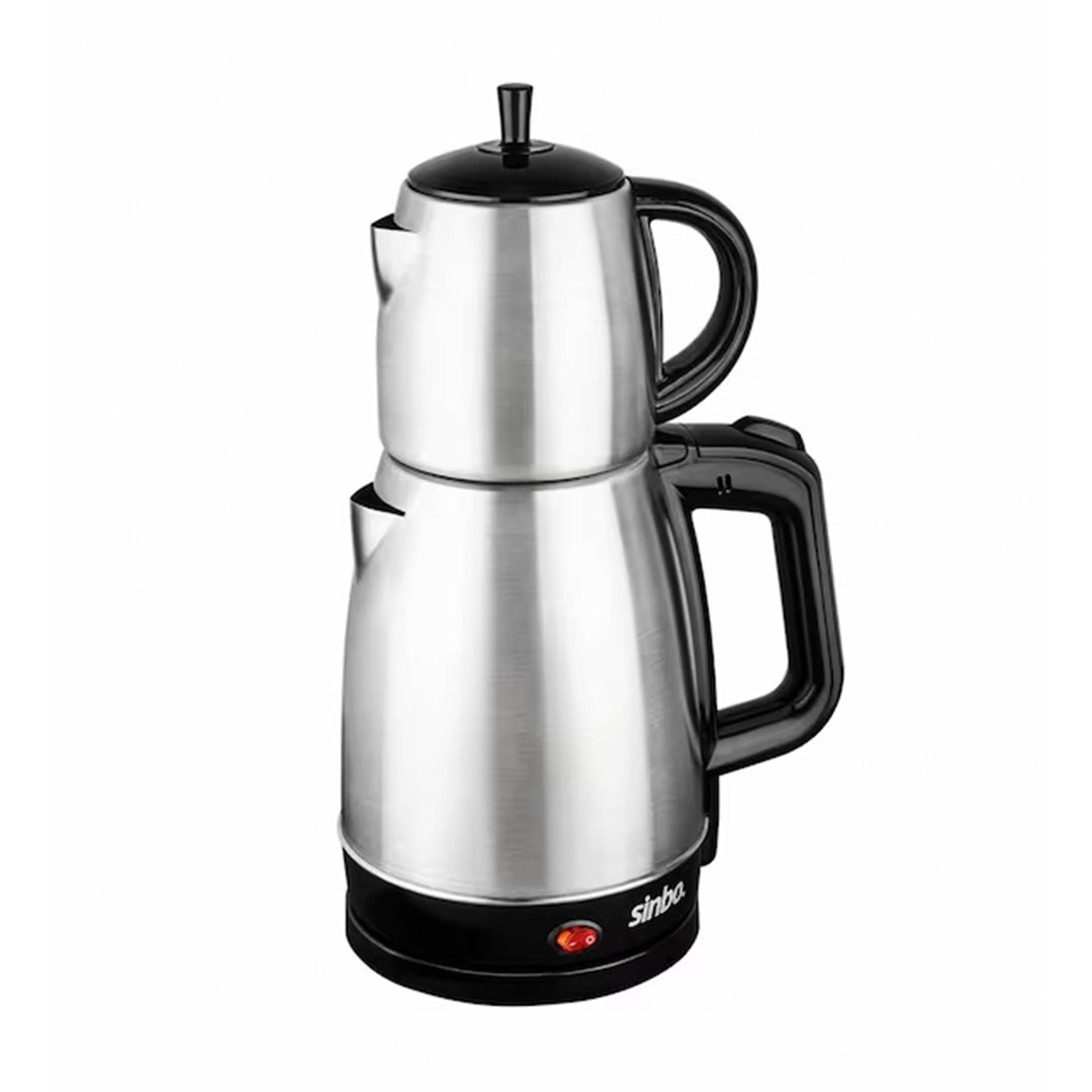 Si̇nbo Stm-5831 Elektri̇kli̇ çeli̇k çay Maki̇nesi̇ çayci 1.7lt + 0.7lt çay Süzgeçli̇